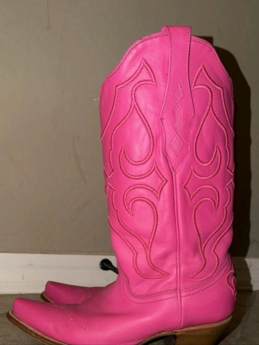 Corral Hot Pink Western Cowboy Boots Worn Once 10 Gorgeous! - Picture 6 of 16